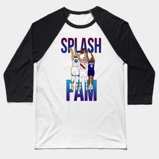 Steph Curry/Seth Curry/Dell Curry - Splash Fam Baseball T-Shirt